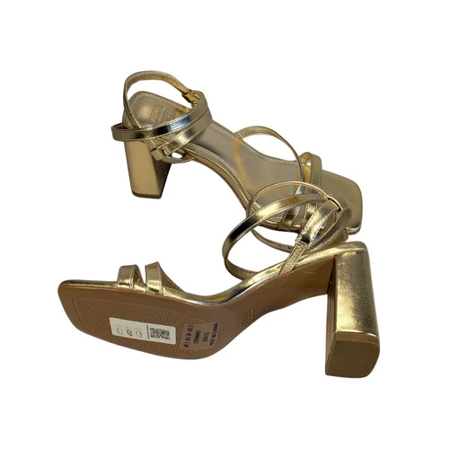 ASOS Design – Sandały Złote Lustrzane Słupek R. 36 - zdjęcie 5