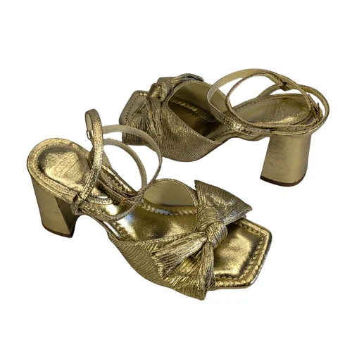 ASOS Design – Złote Sandały z Węzłem – Rozmiar 38 - zdjęcie 2