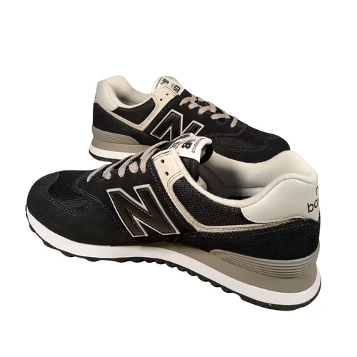 New Balance 574 Classic – Czarne Zamszowe Sneakersy R. 44 - zdjęcie 2