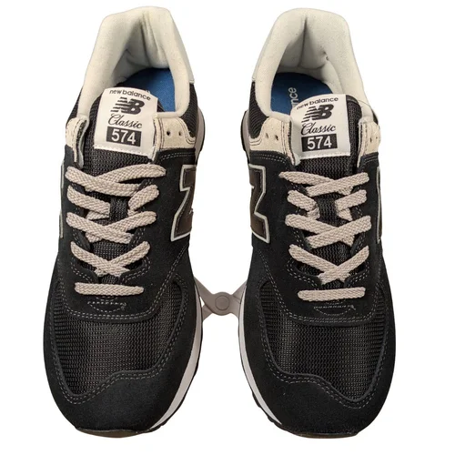 New Balance 574 Classic – Czarne Zamszowe Sneakersy R. 44 - zdjęcie 4