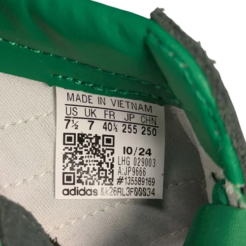 Buty sportowe ADIDAS BARREDA DECODE zielone zamszowe 40 2/3 - zdjęcie 6