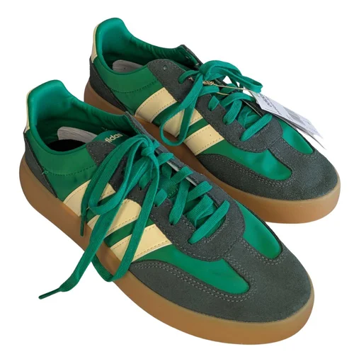 Buty sportowe ADIDAS BARREDA DECODE zielone zamszowe 40 2/3 - zdjęcie 3