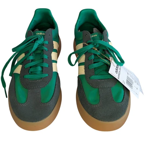 Buty sportowe ADIDAS BARREDA DECODE zielone zamszowe 40 2/3 - zdjęcie 5