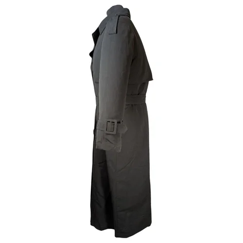 Czarny Długi Płaszcz Trencz Amazon Model 6701 r. 44 - zdjęcie 2