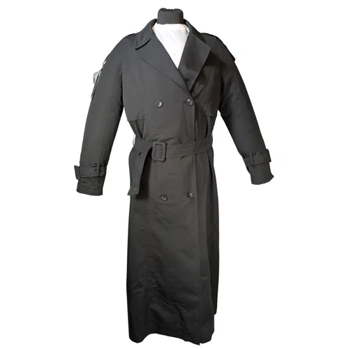 Czarny Długi Płaszcz Trencz Amazon Model 6701 r. 44 - zdjęcie 8