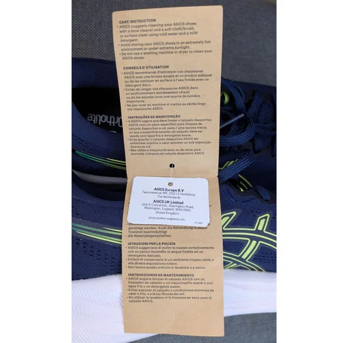 ASICS GEL-PULSE 16 – Męskie Buty do Biegania Navy/Lime – 40.5 - zdjęcie 8