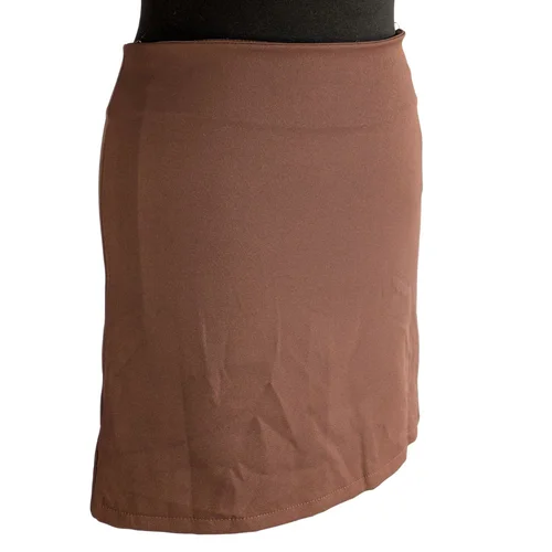 Asmil – Brązowa Bawełniana Spódnica Mini – Rozmiar XS - zdjęcie 6