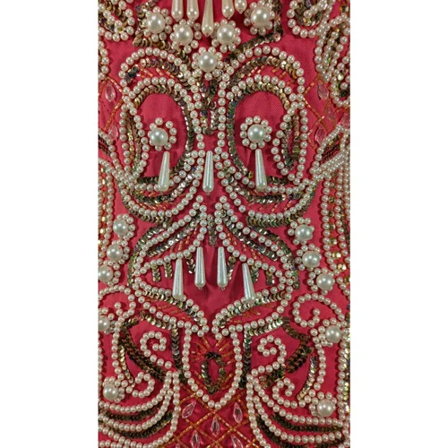 ASOS Design – Różowa Sukienka Mini z Koralikami 34 - zdjęcie 3