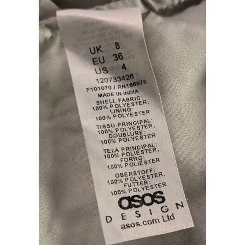 Asos Design Bolerko z Perłami i Kryształkami Srebrne 36 S - zdjęcie 9