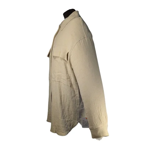 Beżowa Koszula Oversize Asos Design 100% Bawełna 42 XL - zdjęcie 7