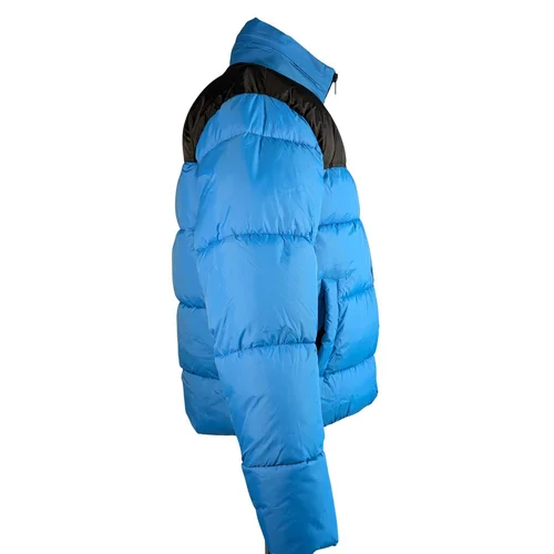 Męska Kurtka Puchowa Puffer ASOS DESIGN Niebiesko-Czarna M - zdjęcie 3