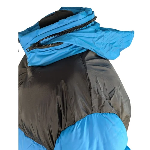 Męska Kurtka Puchowa Puffer ASOS DESIGN Niebiesko-Czarna M - zdjęcie 4