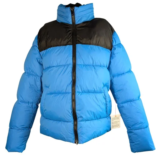 Męska Kurtka Puchowa Puffer ASOS DESIGN Niebiesko-Czarna M - zdjęcie 8