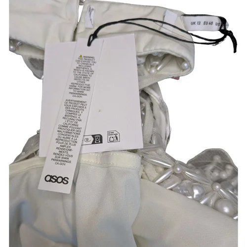 ASOS Premium – Perłowy Top Halter Neck Embellished 40 (L) - zdjęcie 10