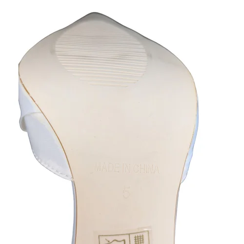 Be Mine Alanna – Ślubne Sandały na Szpilce Ivory Biżuteryjne Serce 38 - zdjęcie 9