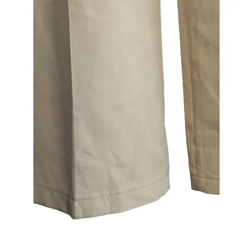 Beżowe Spodnie Szerokie HELLIE M (38) Kontrastowy Pas - zdjęcie 4