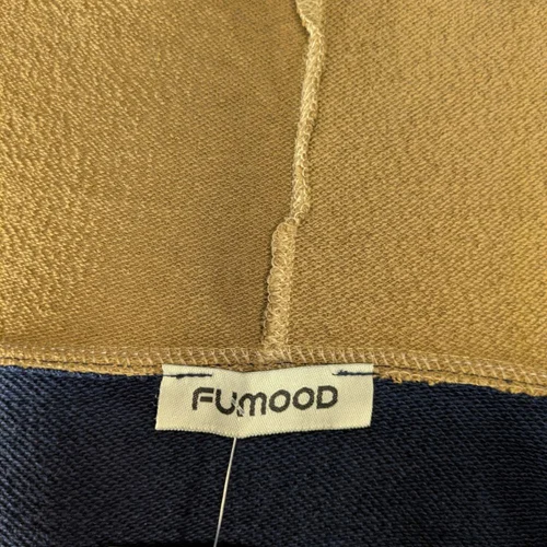 Granatowa Bluza College z Kapturem FUMOOD USA 1984 Oversize - zdjęcie 2