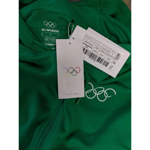 Zielona Bluza Rozpinana z Kapturem The Olympic Collection S - zdjęcie 3
