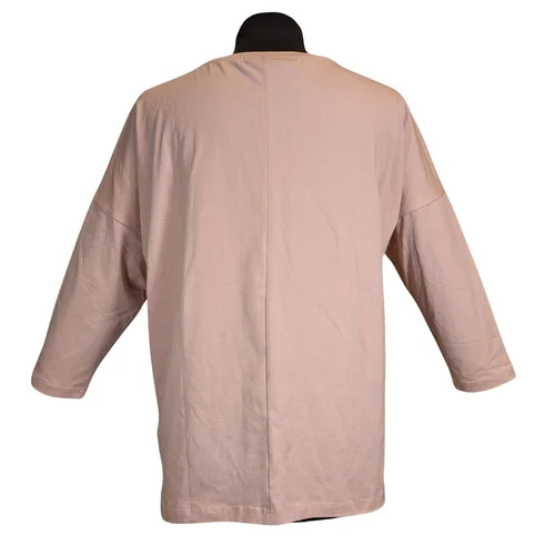 Pudrowa Bluzka Oversize Złoty Print Wild Soul The Wess - zdjęcie 7