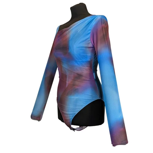 Asymetryczne Body Siateczkowe Tie Dye Trendyol R. 36 - zdjęcie 2