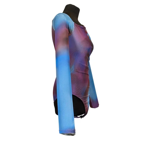 Asymetryczne Body Siateczkowe Tie Dye Trendyol R. 36 - zdjęcie 4