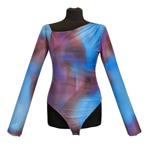 Asymetryczne Body Siateczkowe Tie Dye Trendyol R. 36 - zdjęcie 5