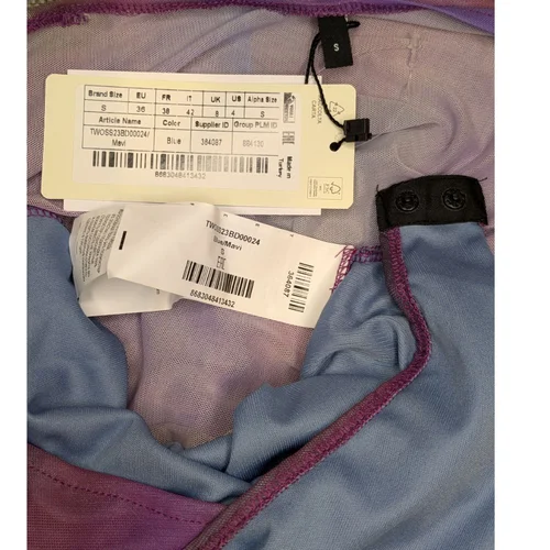 Asymetryczne Body Siateczkowe Tie Dye Trendyol R. 36 - zdjęcie 8