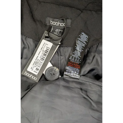 Czarny Żakiet z Perłami Boohoo Plus Size 54 (4XL) - zdjęcie 9