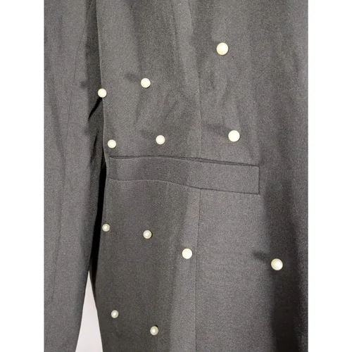 Czarny Żakiet z Perłami Boohoo Plus Size 54 (4XL) - zdjęcie 5