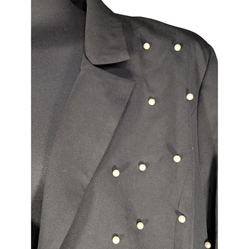 Czarny Żakiet z Perłami Boohoo Plus Size 54 (4XL) - zdjęcie 7