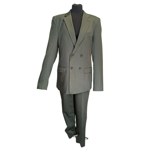 Garnitur Męski boohooMAN Khaki Super Skinny (Marynarka + Spodnie) - zdjęcie 3