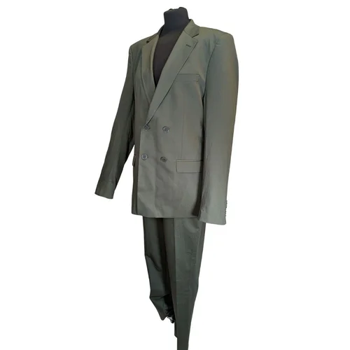 Garnitur Męski boohooMAN Khaki Super Skinny (Marynarka + Spodnie) - zdjęcie 4