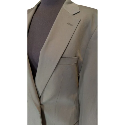 Garnitur Męski boohooMAN Khaki Super Skinny (Marynarka + Spodnie) - zdjęcie 9