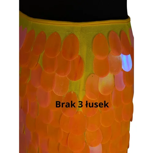 Pomarańczowa Spódnica Cekiny ASOS DESIGN 38 (M) DEF - zdjęcie 2