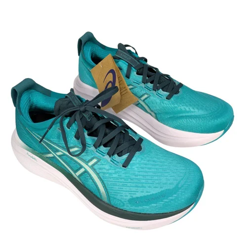 Męskie Buty do Biegania Asics Gel-Nimbus 27 Turkusowe 44,5 - zdjęcie 4