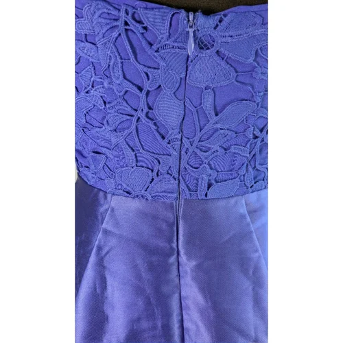 Coast – Kobaltowa Sukienka Midi z Koronkowym Gorsetem 36 - zdjęcie 6