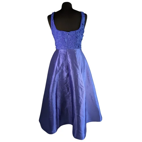 Coast – Kobaltowa Sukienka Midi z Koronkowym Gorsetem 36 - zdjęcie 8