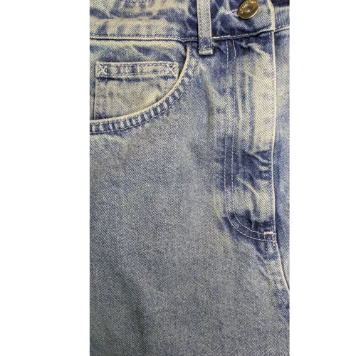 Niebieska Spódnica Jeansowa Mini COLLUSION Y2K 34 - zdjęcie 3