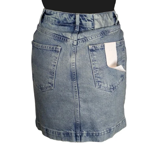 Niebieska Spódnica Jeansowa Mini COLLUSION Y2K 34 - zdjęcie 6