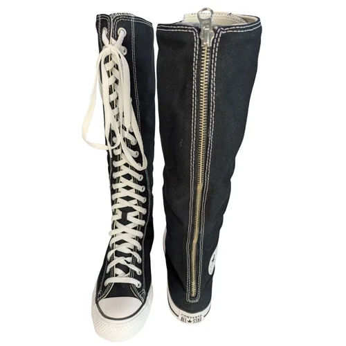 Converse Chuck Taylor All Star Knee High XX-Hi – Wysokie Trampki do Kolan Czarne 41 - zdjęcie 7