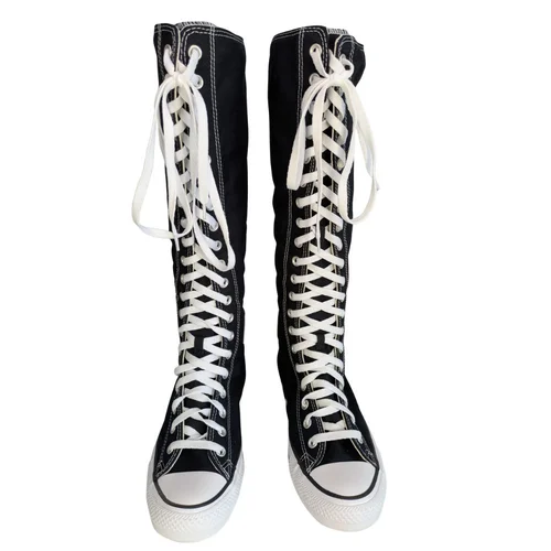 Converse Chuck Taylor All Star Knee High XX-Hi – Wysokie Trampki do Kolan Czarne 41 - zdjęcie 8