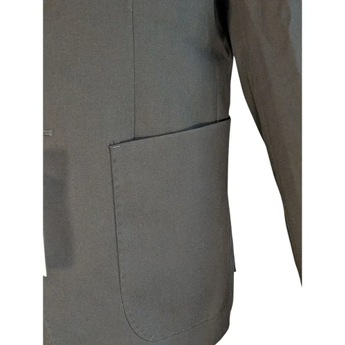 Czarna Marynarka Męska ZARA ORIGINS 100% Wełna R.46 - zdjęcie 4