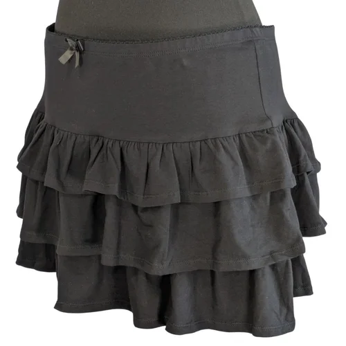 Czarna Spódnica Mini z Falbankami Miss Selfridge 42 - zdjęcie 3