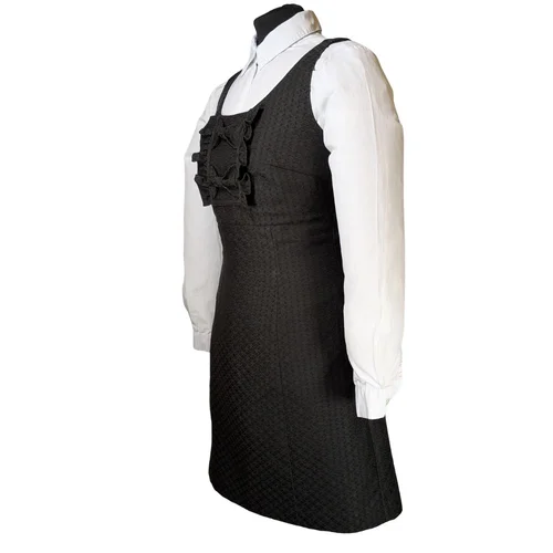 Czarna Sukienka Midi Next Drapowana 40 - zdjęcie 3