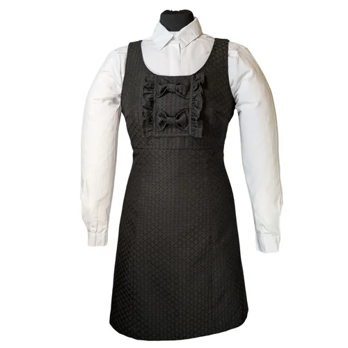 Czarna Sukienka Midi Next Drapowana 40 - zdjęcie 4