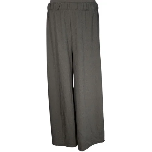 Czarne Spodnie Szerokie Bigdart 38 (M) Palazzo Gumka - zdjęcie 4