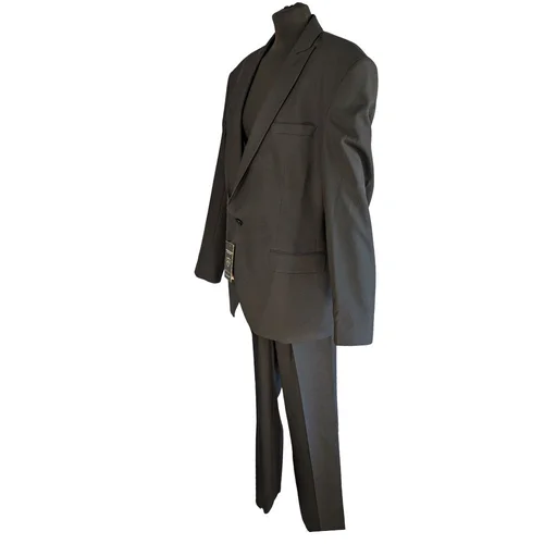 Czarny Garnitur 3-Częściowy ADRIAN GUCCI Slim Fit 56 - zdjęcie 2
