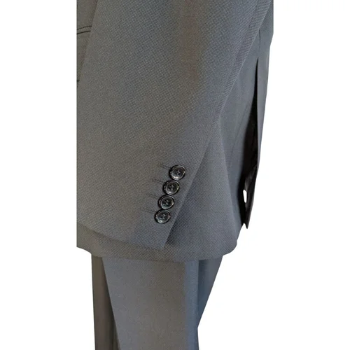 Czarny Garnitur 3-Częściowy ADRIAN GUCCI Slim Fit 56 - zdjęcie 9