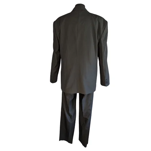 Czarny Garnitur 3-Częściowy ADRIAN GUCCI Slim Fit 56 - zdjęcie 10