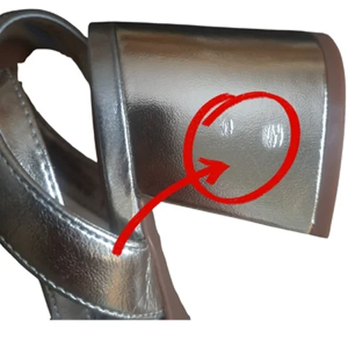 ASOS Design – Złote Sandały na Słupku 40 (Gatunek II – Okazja) - zdjęcie 3